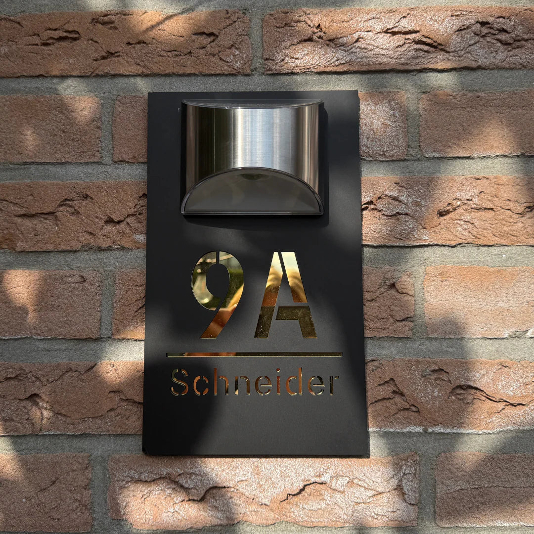NumLux™ | Gepersonaliseerde huisnummer